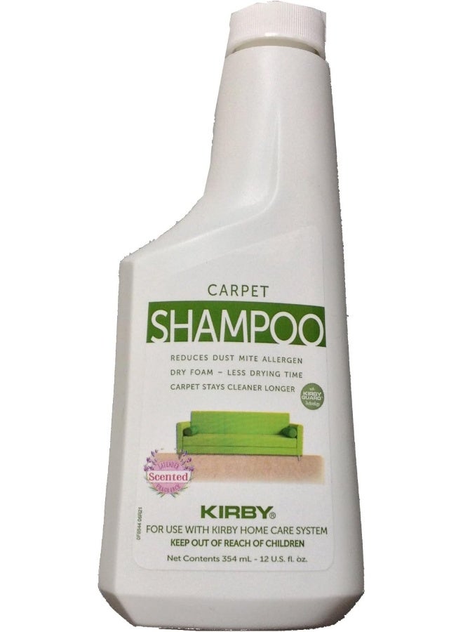Kirby 252602S Allergen Control Formula Foaming Carpet Shampoo, 12 Oz